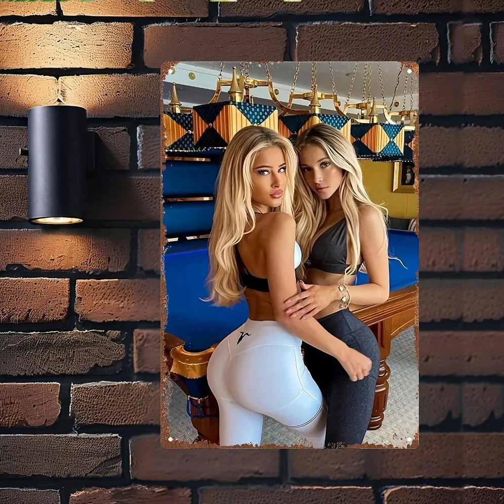 Yoga Fitness Bar - Voguish 2D Metal Wall Art Sign