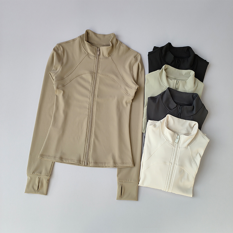 Yoga Fitness Outfit - Yoga Suit Women's High-end Standing Collar