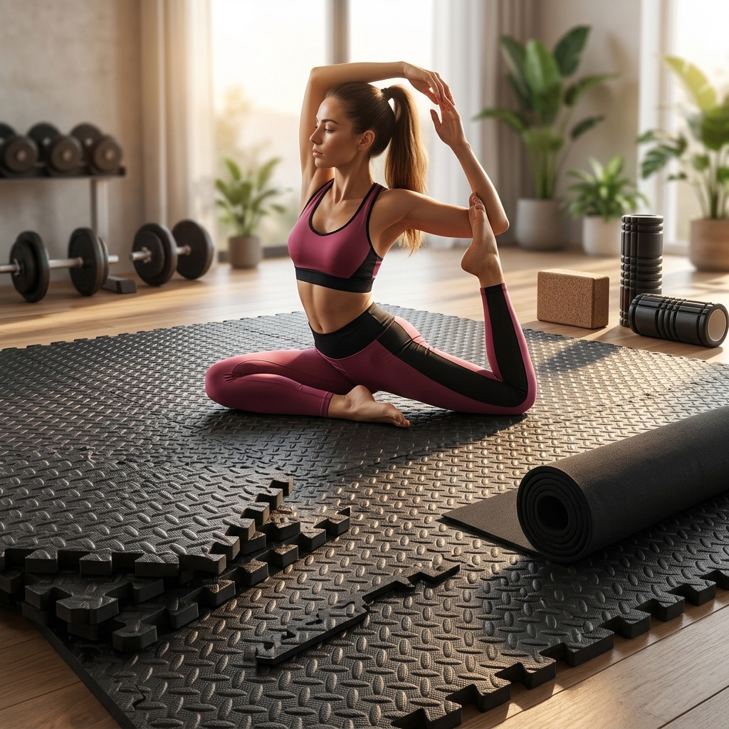 Yoga Fitness Hotel - Premium Non-Slip 24/36Pcs EVA Foam Interlocking