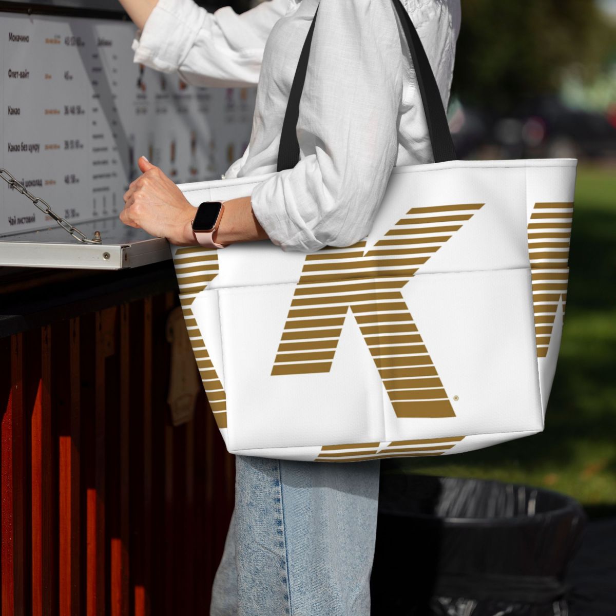 Yoga Fitness Logo - Zildjian K Logo Beach Tote Bag