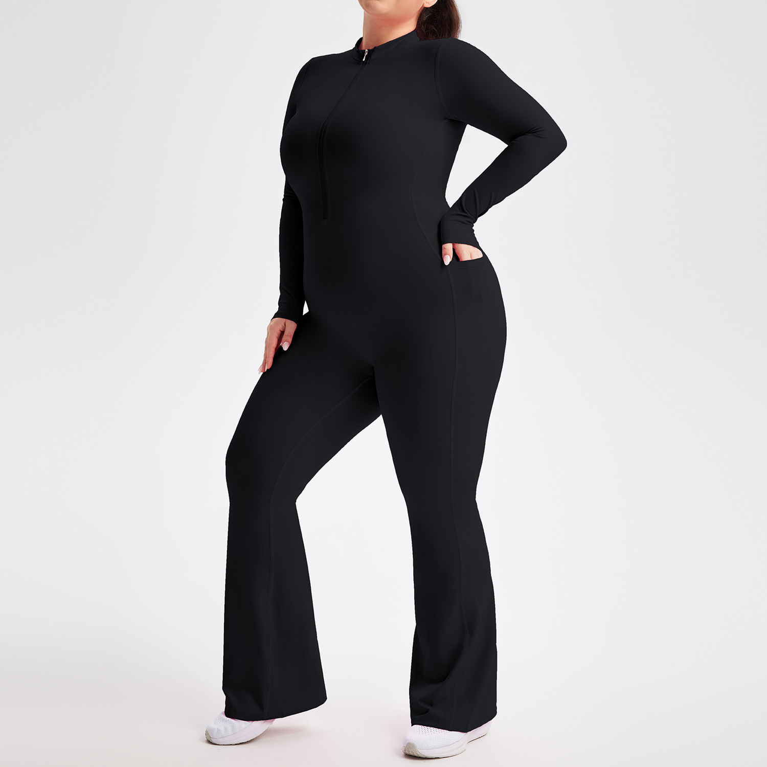 Yoga Fitness Jumpsuit - Plus Size Jumpsuit Yoga Sport Onesie