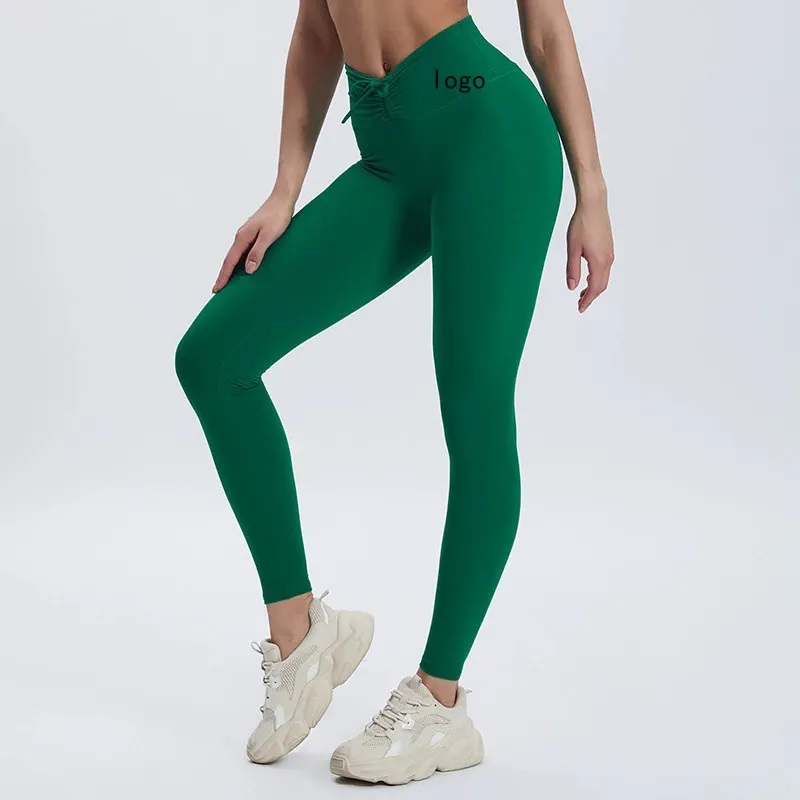 Yoga Fitness Logo - Leggings Exercise Women Fitness Hip Lift