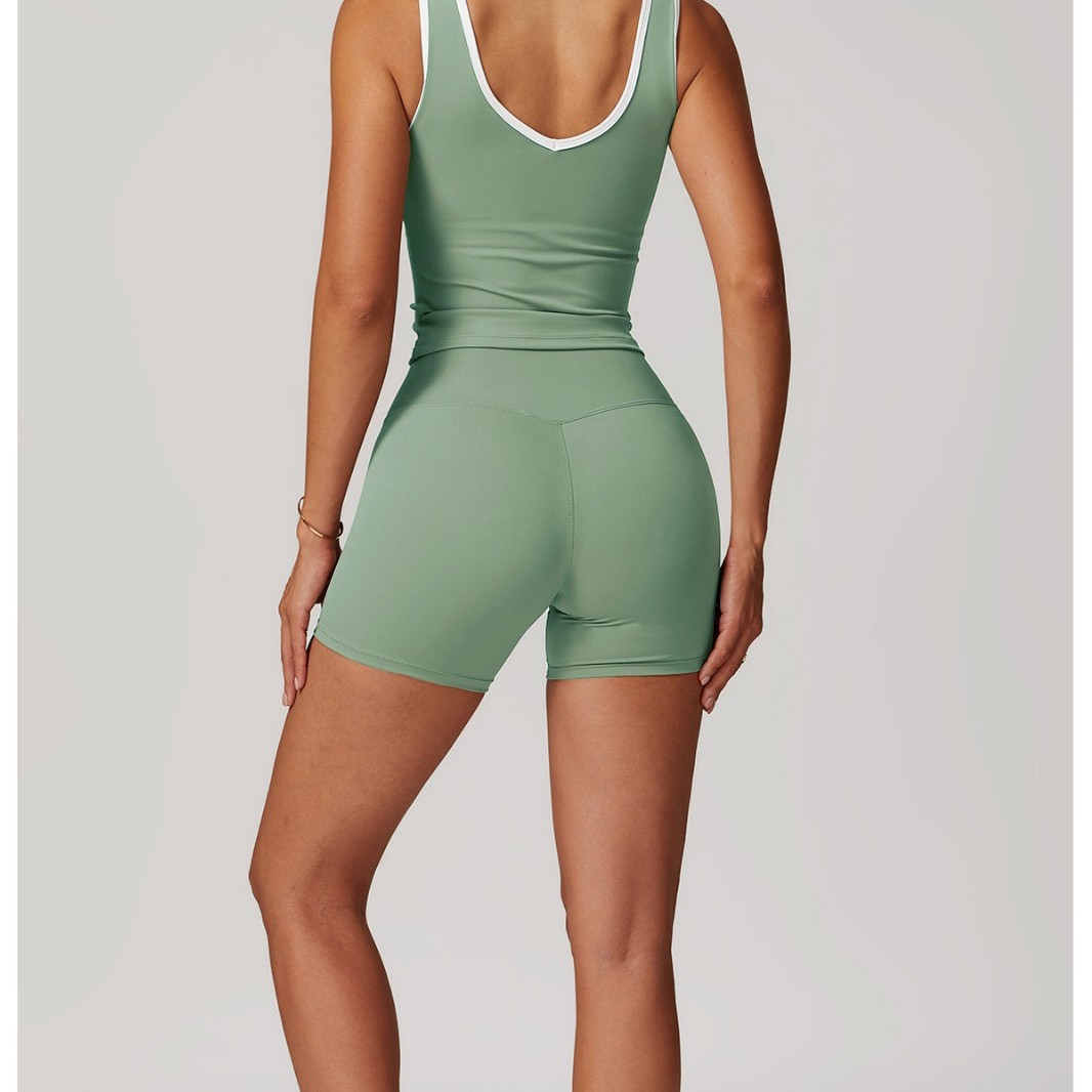 Cross Back High Waist Yoga Set - Yoga Fitness Health のレビューと価格