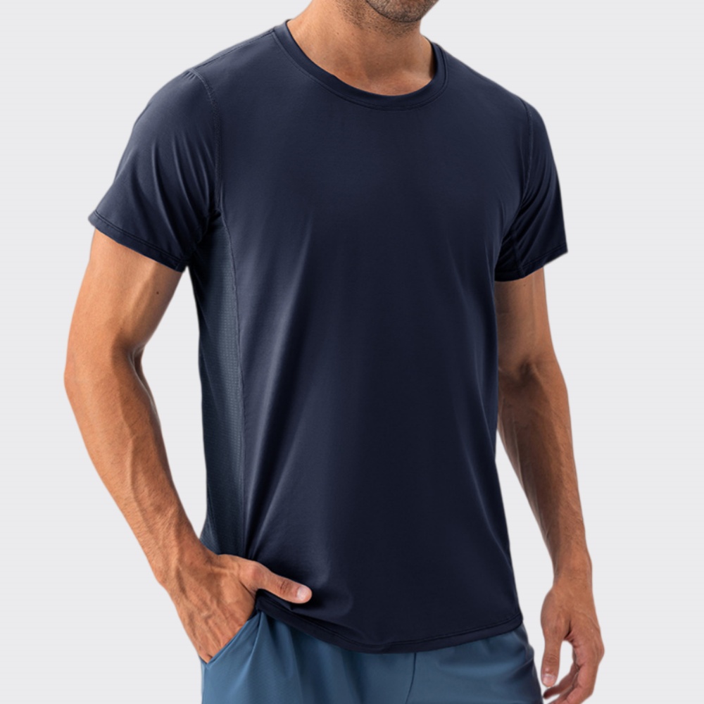 Quick Dry Sports T-Shirt Short - Yoga Fitness Logo のレビューと価格