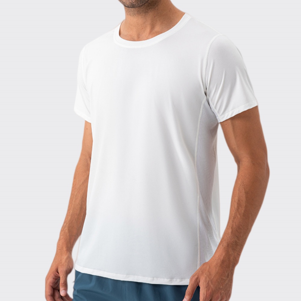 Quick Dry Sports T-Shirt Short - Yoga Fitness Logo のレビューと価格