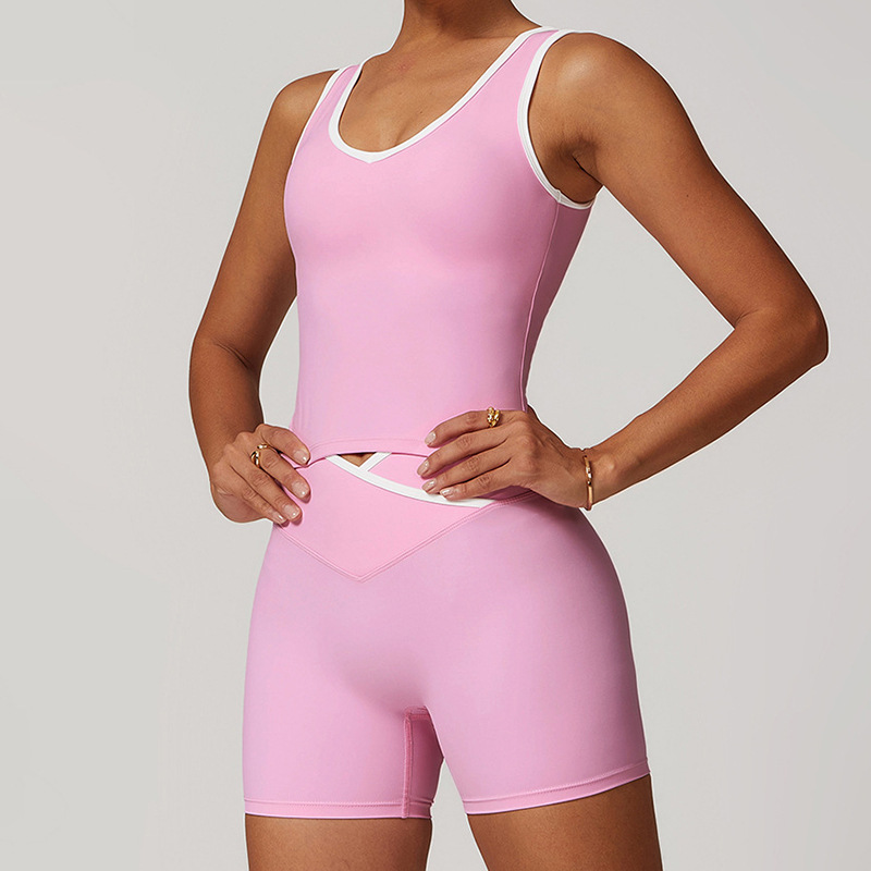 Tight Fitting Sleeveless Cross - Yoga Fitness Outfit のレビューと価格