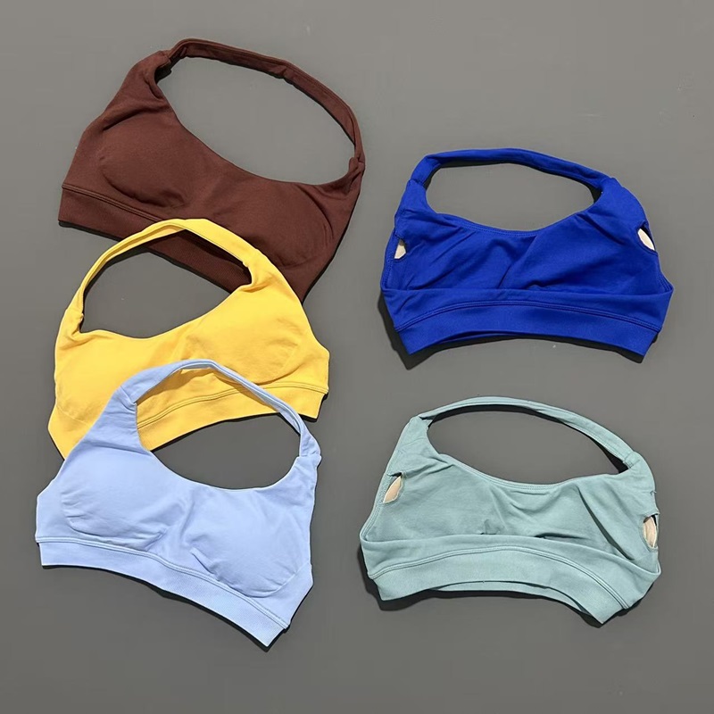 No Logo Sports Bra Women Seaml - Yoga Fitness Logo のレビューと価格