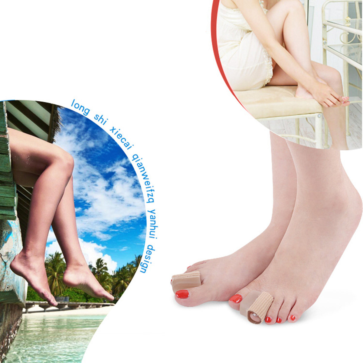 1Pcs Nylon Pinky Toe Separator - Yoga Toe Separator のレビューと価格