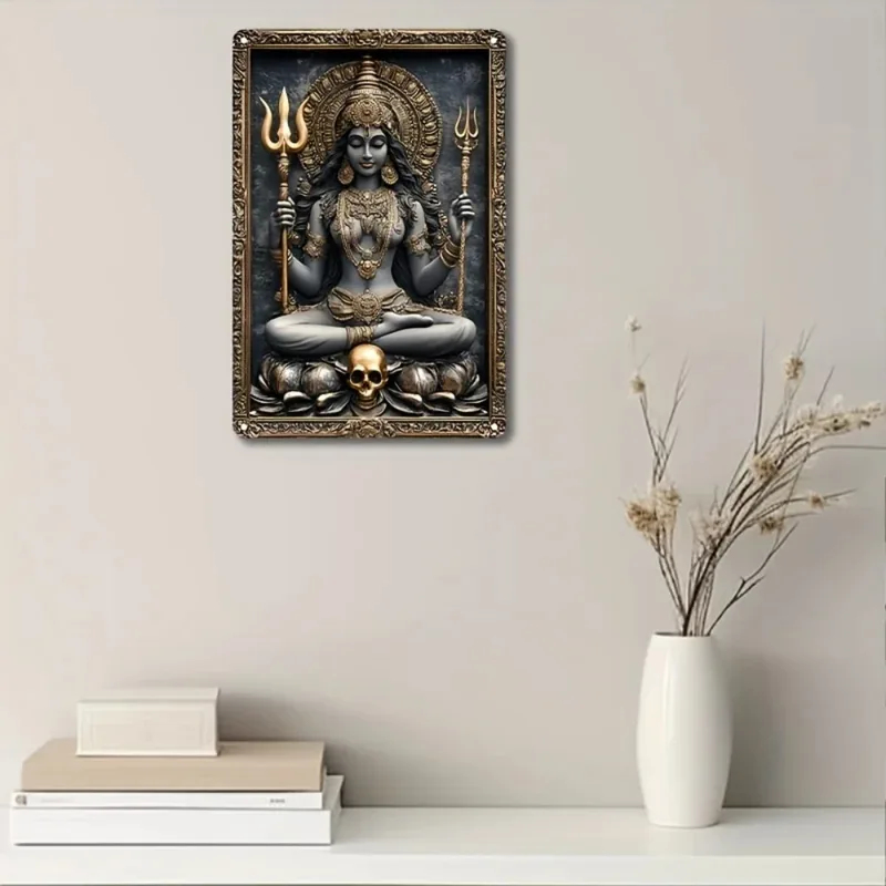 VIKAMA Vintage Kali Metal Sign - Yoga Fitness Bar のレビューと価格