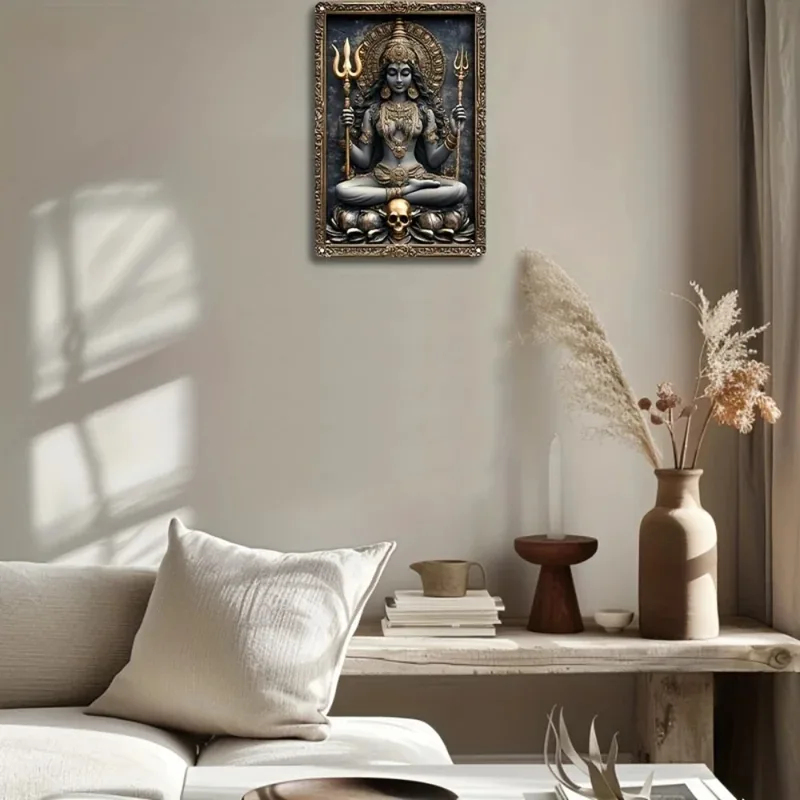 VIKAMA Vintage Kali Metal Sign - Yoga Fitness Bar のレビューと価格