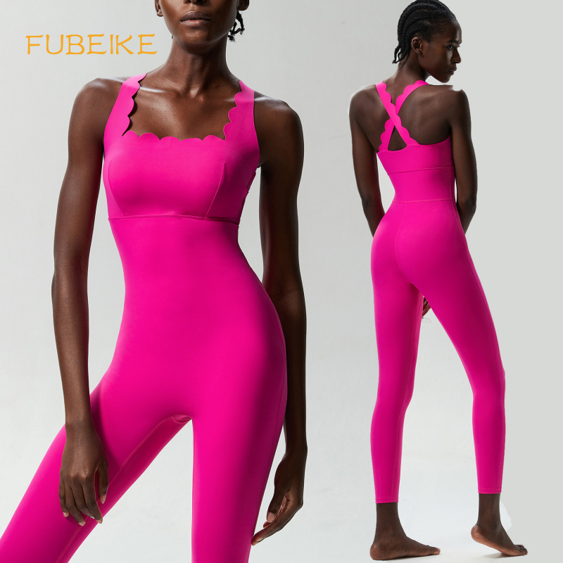 FUBEIKE Small Wave Beauty Back - Yoga Fitness Jumpsuit のレビューと価格