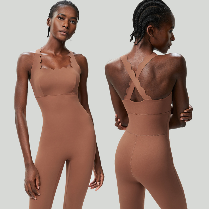 FUBEIKE Small Wave Beauty Back - Yoga Fitness Jumpsuit のレビューと価格