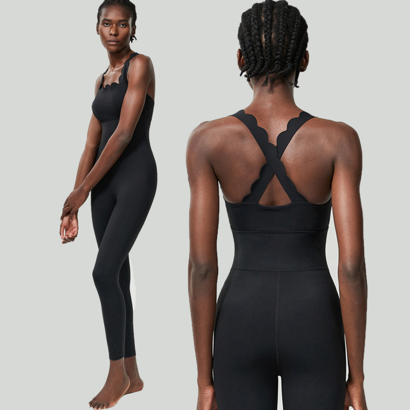FUBEIKE Small Wave Beauty Back - Yoga Fitness Jumpsuit のレビューと価格
