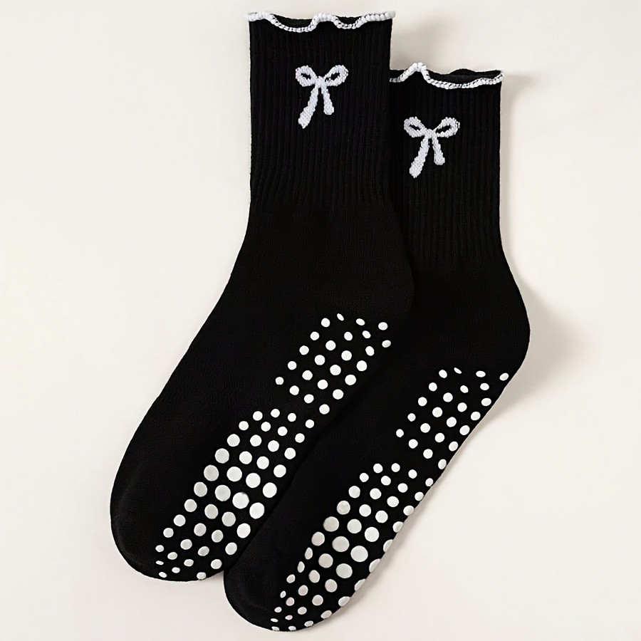 Black long tube sports socks w - Yoga Fitness Youtube のレビューと価格
