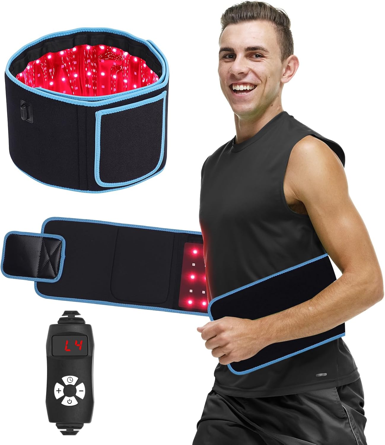LED Phototherapy Massage Belt  - Weight Lifting Belt のレビューと価格