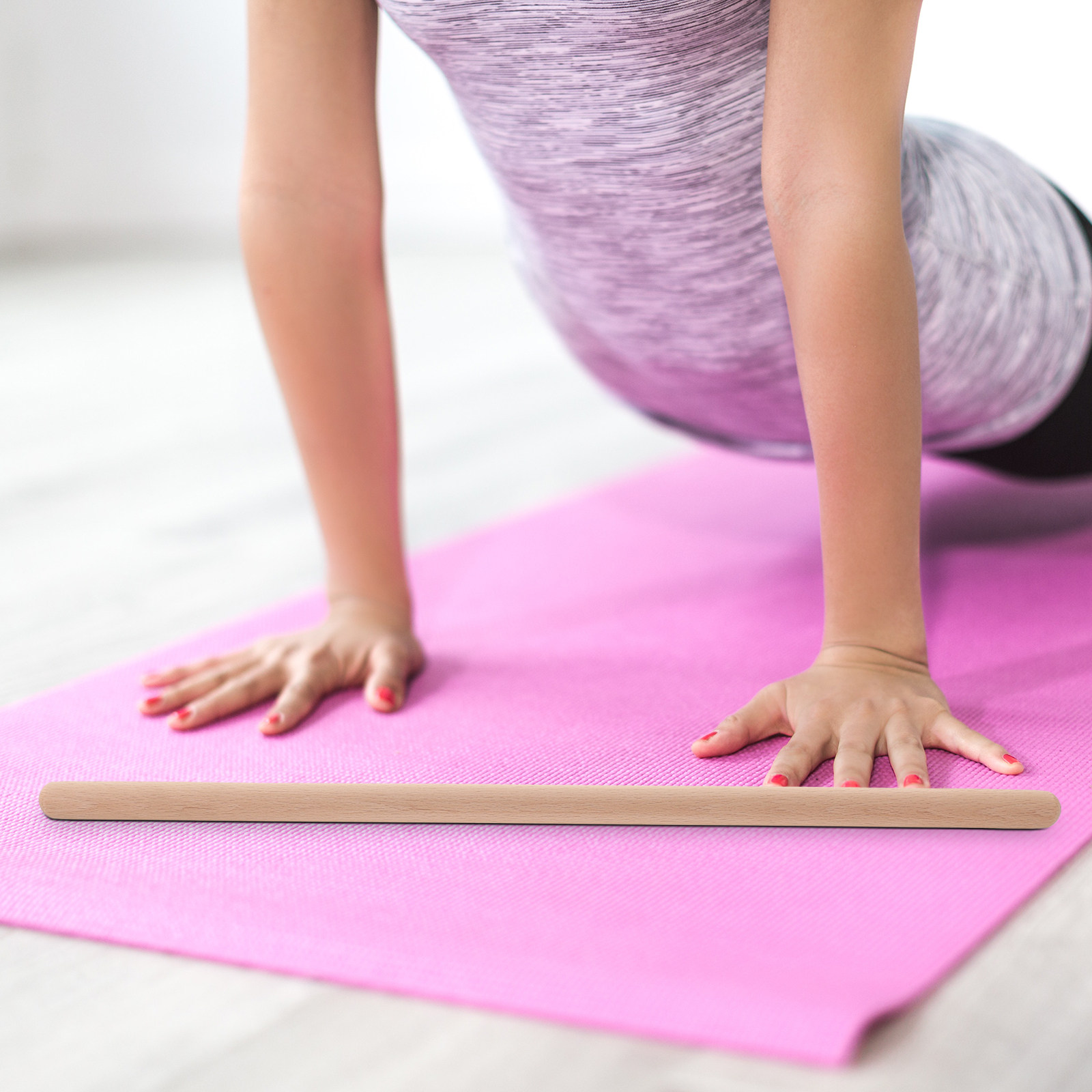 2Pcs Wooden Pilates Bar Open S - Yoga Fitness Bar のレビューと価格