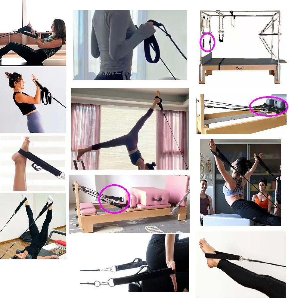 Double Ring Elastic Yoga Pilat - Gymnastics Rings のレビューと価格