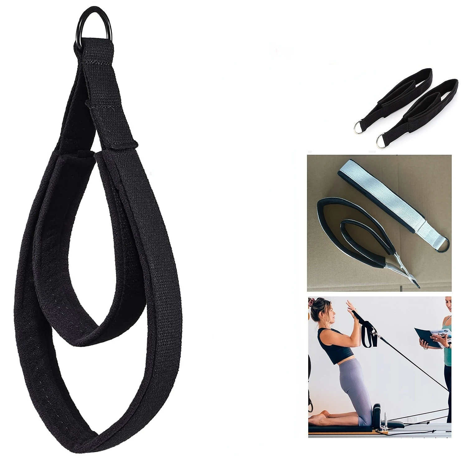 Double Ring Elastic Yoga Pilat - Gymnastics Rings のレビューと価格