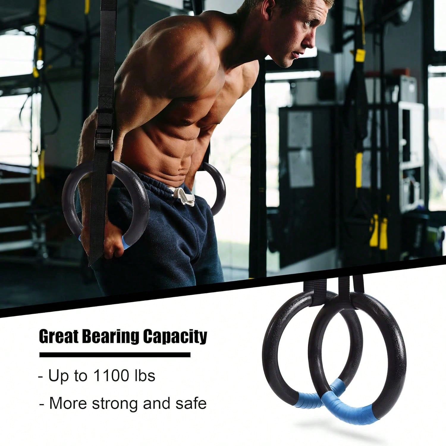 High load bearing gymnastic ri - Gymnastics Rings のレビューと価格