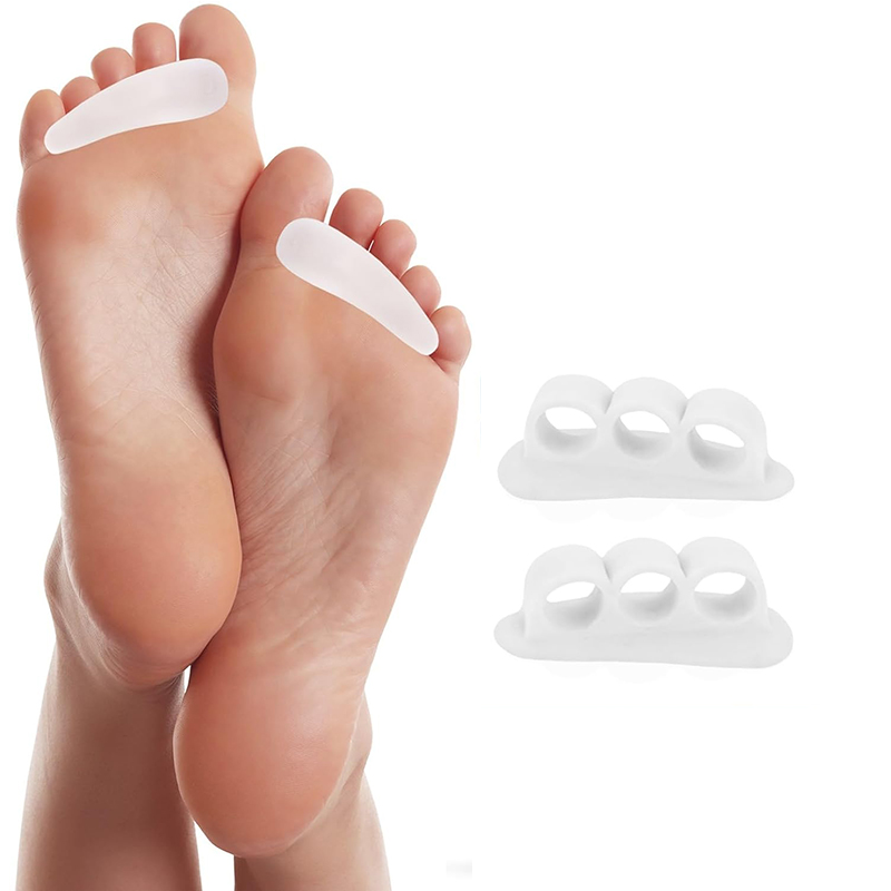 1Pair Silicone Gel Hammer Toe  - Yoga Toe Separator のレビューと価格