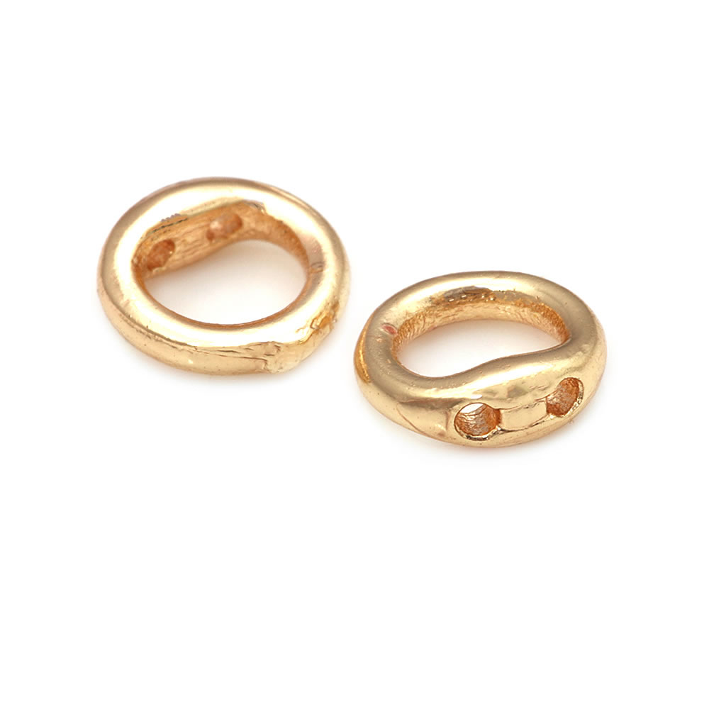 Brass 2 Holes Closed Rings Lea - Jump Rope のレビューと価格