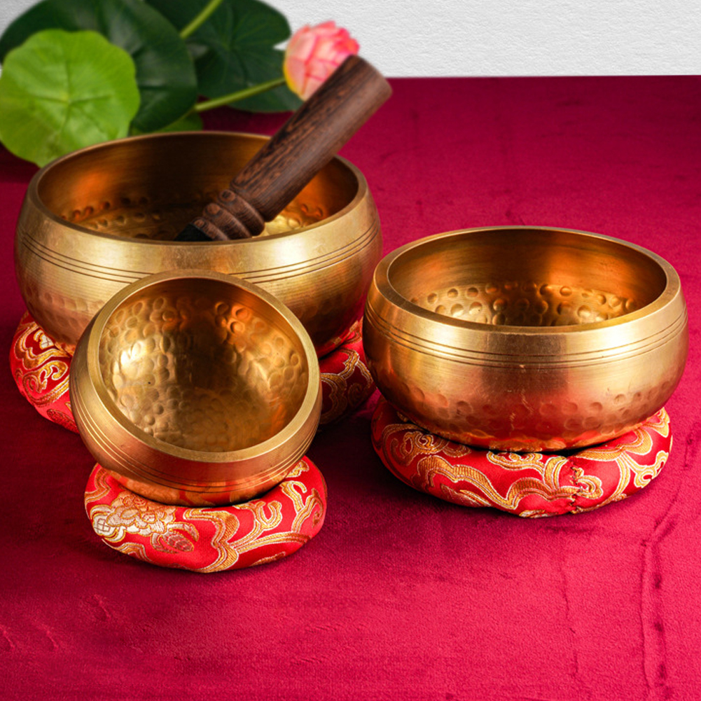 Tibetan Singing Bowl Set Uniqu - Yoga Fitness Outfit のレビューと価格