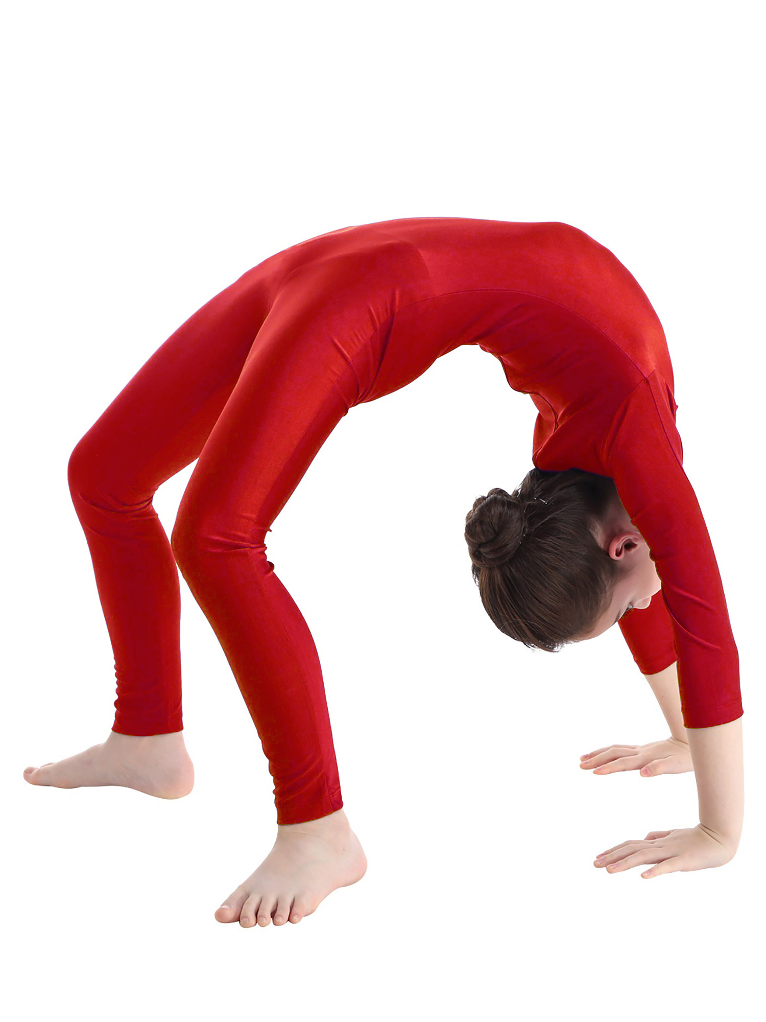 Kids Girl Long Sleeve Zipper B - Yoga Fitness Jumpsuit のレビューと価格