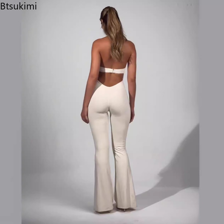 New Sexy V-neck Jumpsuit Gym W - Yoga Fitness Jumpsuit のレビューと価格