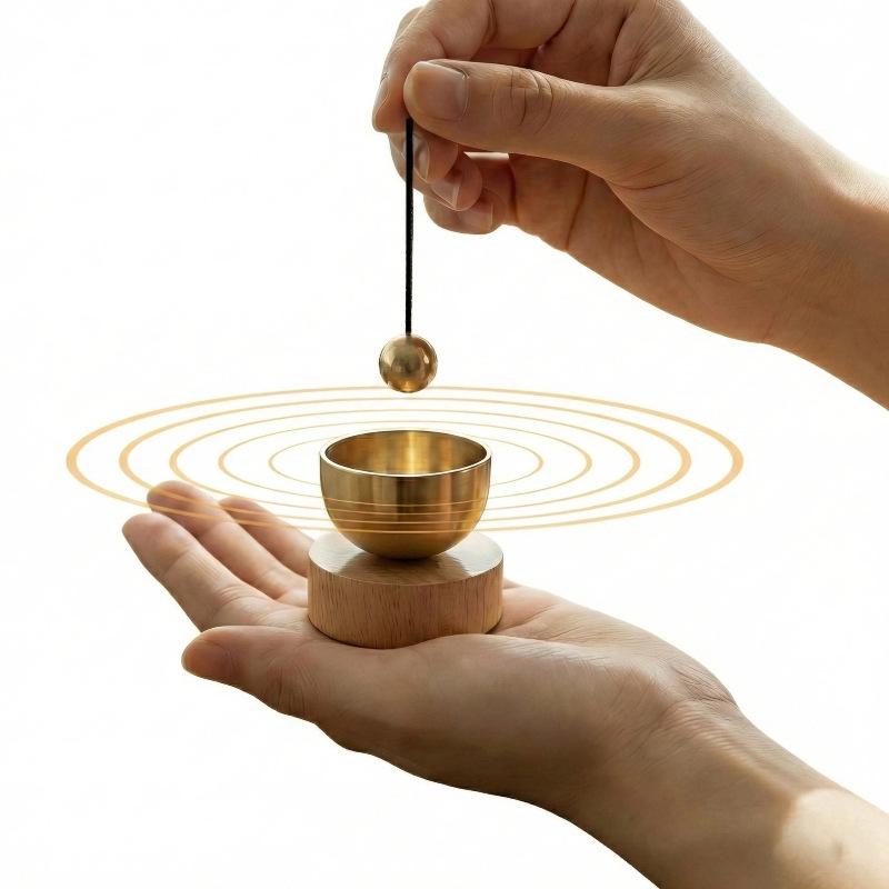 Singing Bowl Set Mini Meditati - Yoga Fitness Outfit のレビューと価格