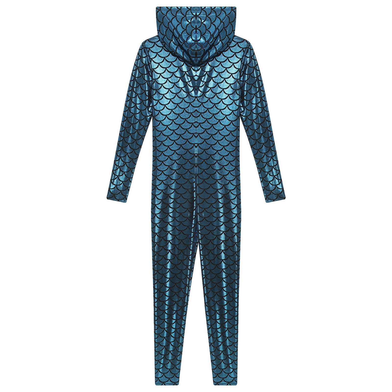 Womens Shiny Mermaid Hooded Bo - Yoga Fitness Jumpsuit のレビューと価格
