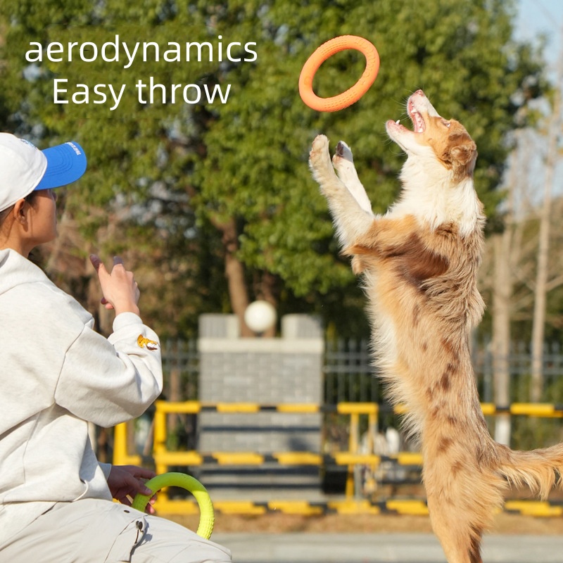 Chew Resistant EVA Dog Flyer W - Gymnastics Rings のレビューと価格