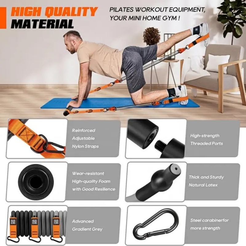 Resistance Band Home Pilates S - Yoga Fitness Bar のレビューと価格