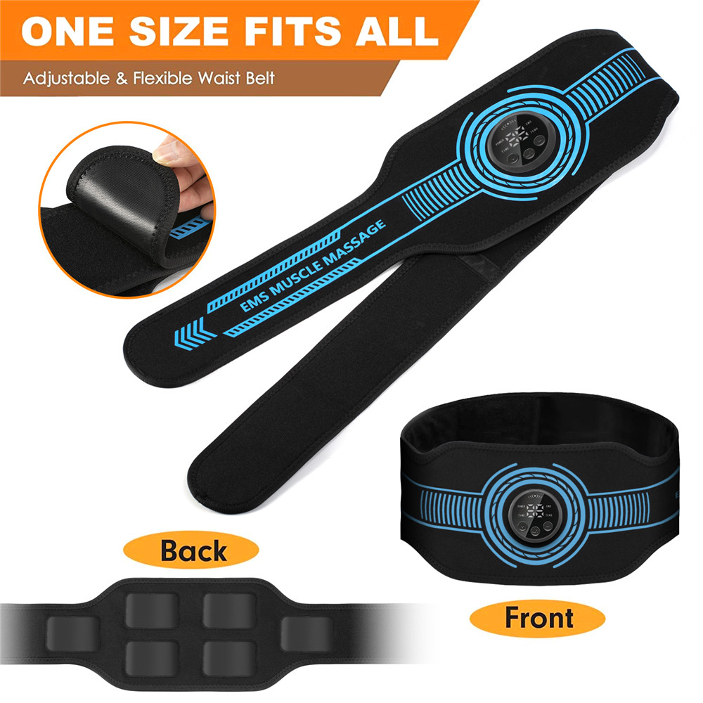 USB Rechargeable Abdominal Mus - Weight Lifting Belt のレビューと価格