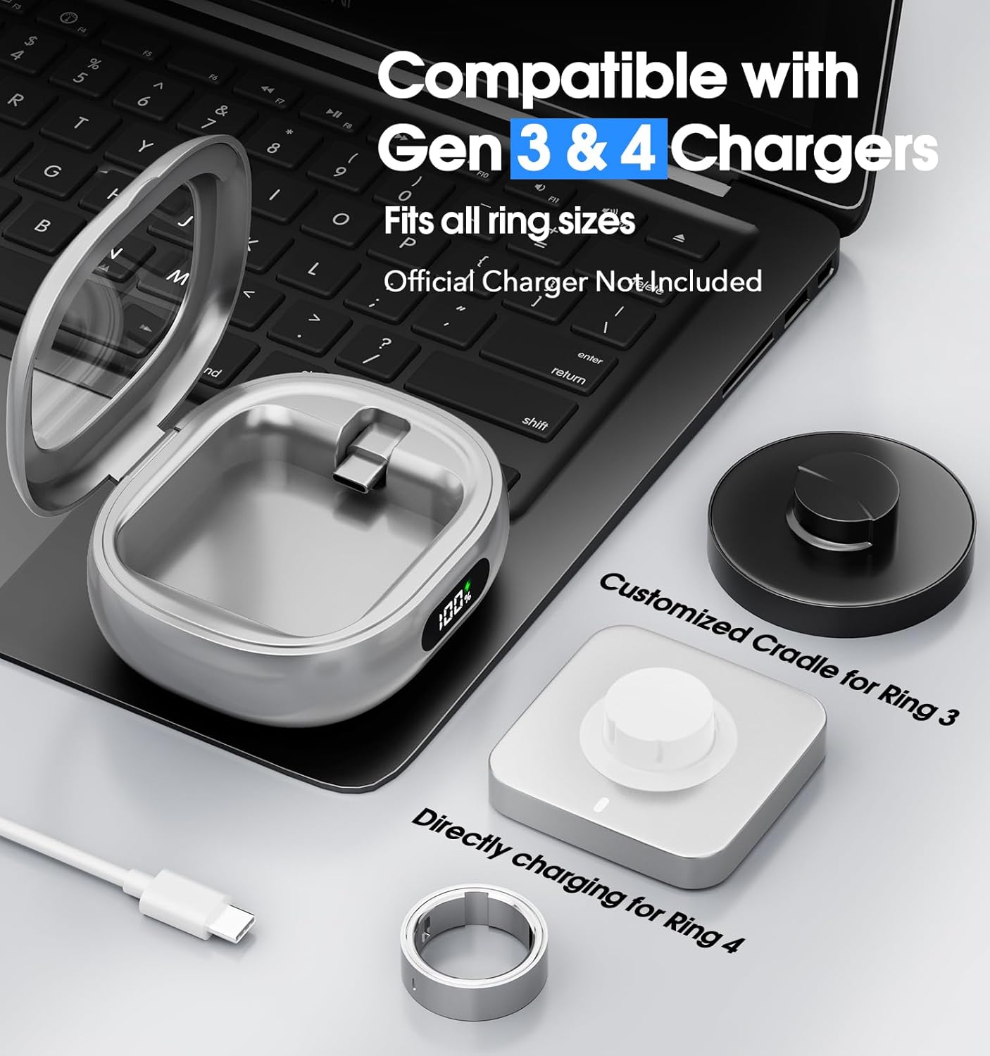 Smart Ring Charging Case Porta - Gymnastics Rings のレビューと価格