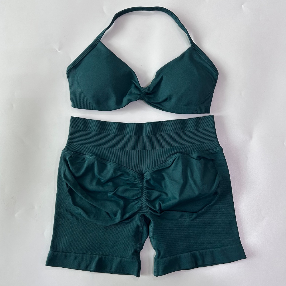 Ruched Seamless Yoga Set for W - Yoga Fitness Outfit のレビューと価格