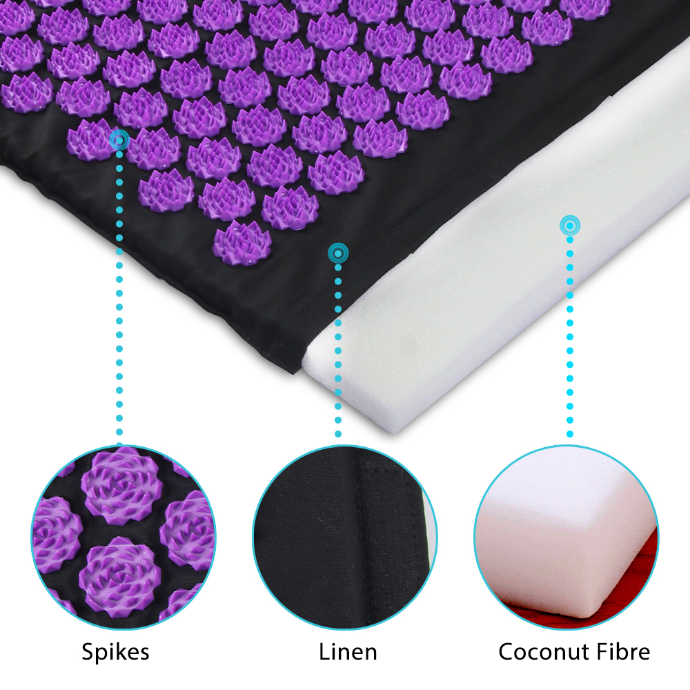 Acupressure Yoga Mat Kuznetsov - Yoga Fitness Massage のレビューと価格