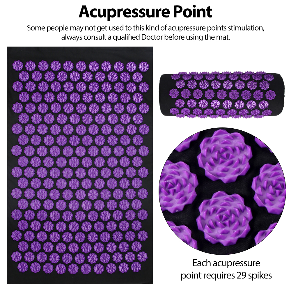 Acupressure Yoga Mat Kuznetsov - Yoga Fitness Massage のレビューと価格