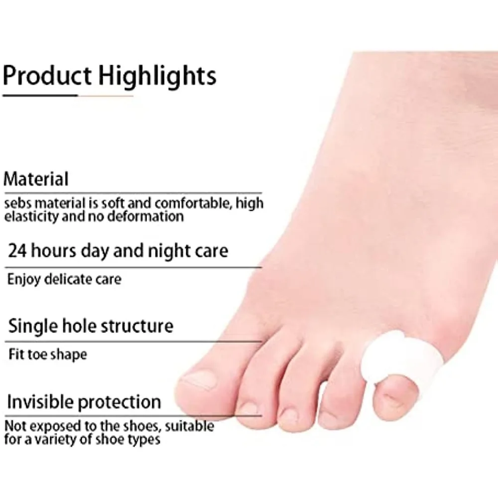 2pcs Silicone Toe Separator Fi - Yoga Toe Separator のレビューと価格