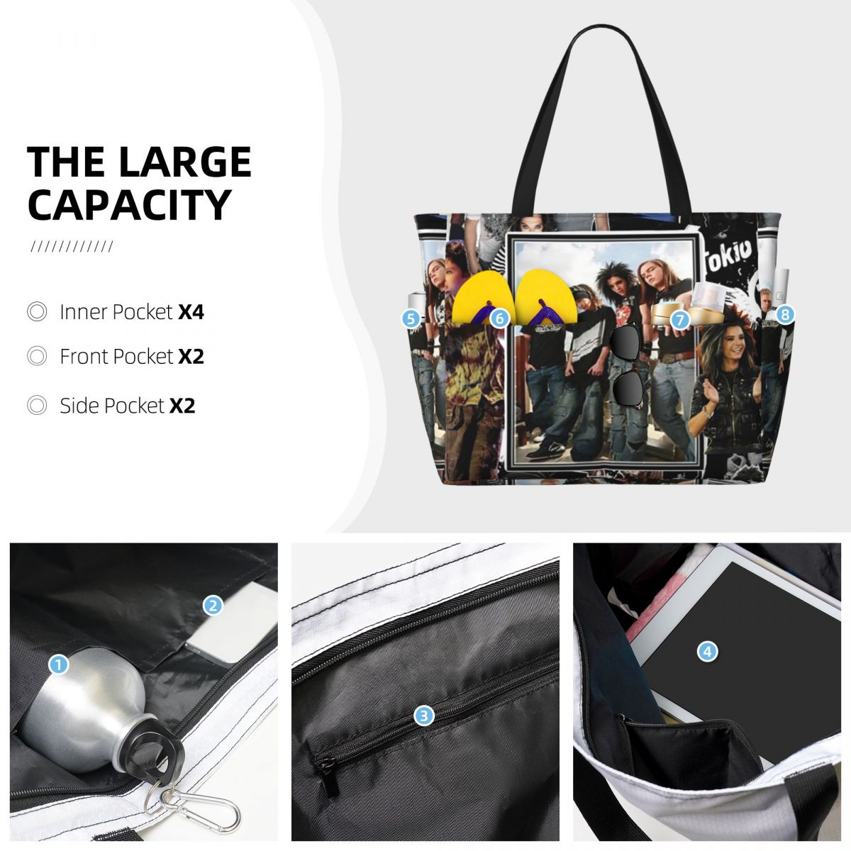 Tokio Hotel Emblem Beach Tote  - Yoga Fitness Hotel のレビューと価格