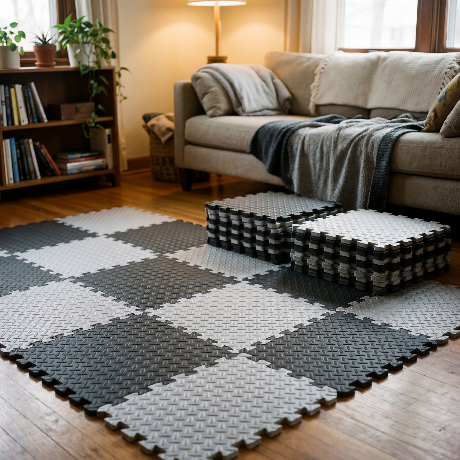 Large 60x60cm EVA Foam Mat 16P - Yoga Fitness Hotel のレビューと価格