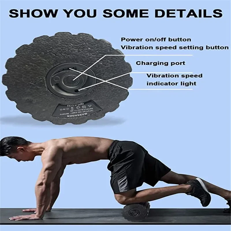 4-Speed Vibrating Electric Yog - Yoga Fitness Massage のレビューと価格