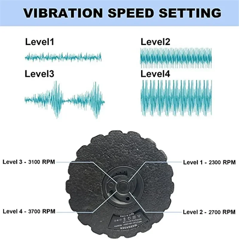 4-Speed Vibrating Electric Yog - Yoga Fitness Massage のレビューと価格