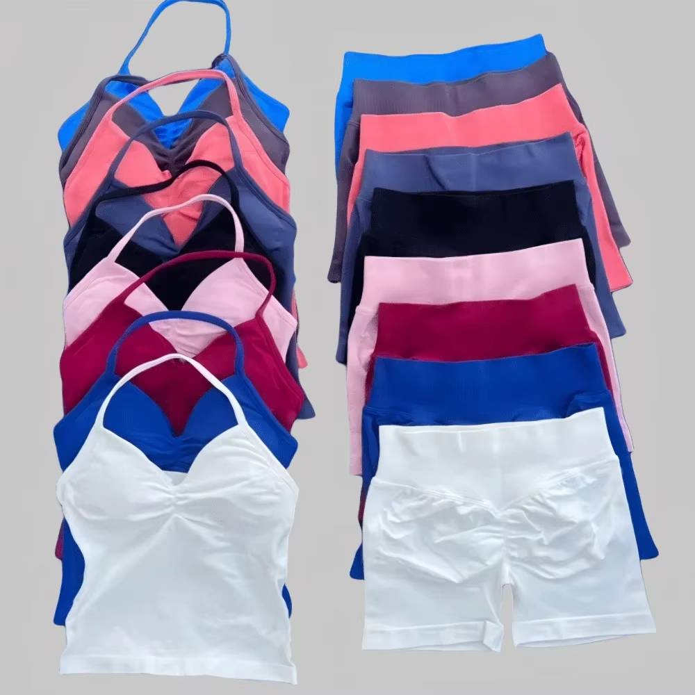 1-2 Pieces Gym Set Women Backl - Yoga Fitness Outfit のレビューと価格