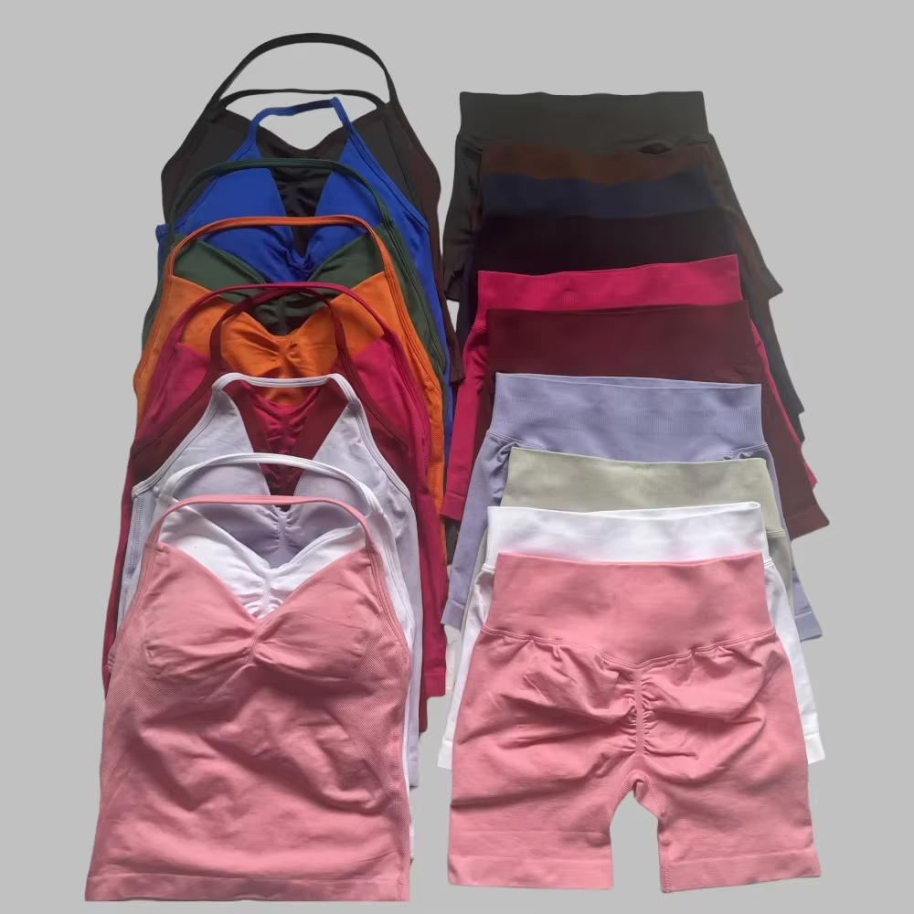 1-2 Pieces Gym Set Women Backl - Yoga Fitness Outfit のレビューと価格