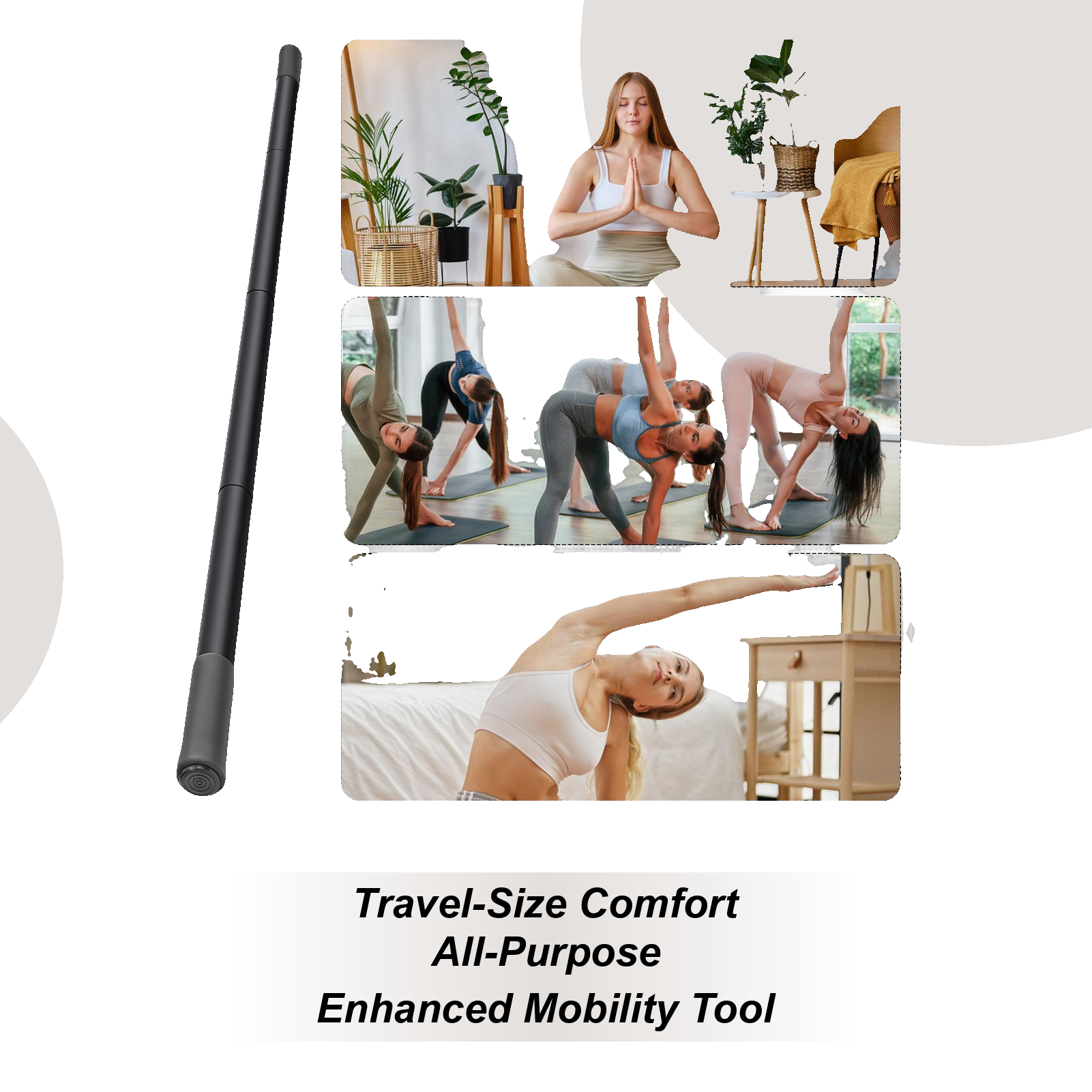 Exercise Pole Multifunctional  - Yoga Fitness Bar のレビューと価格
