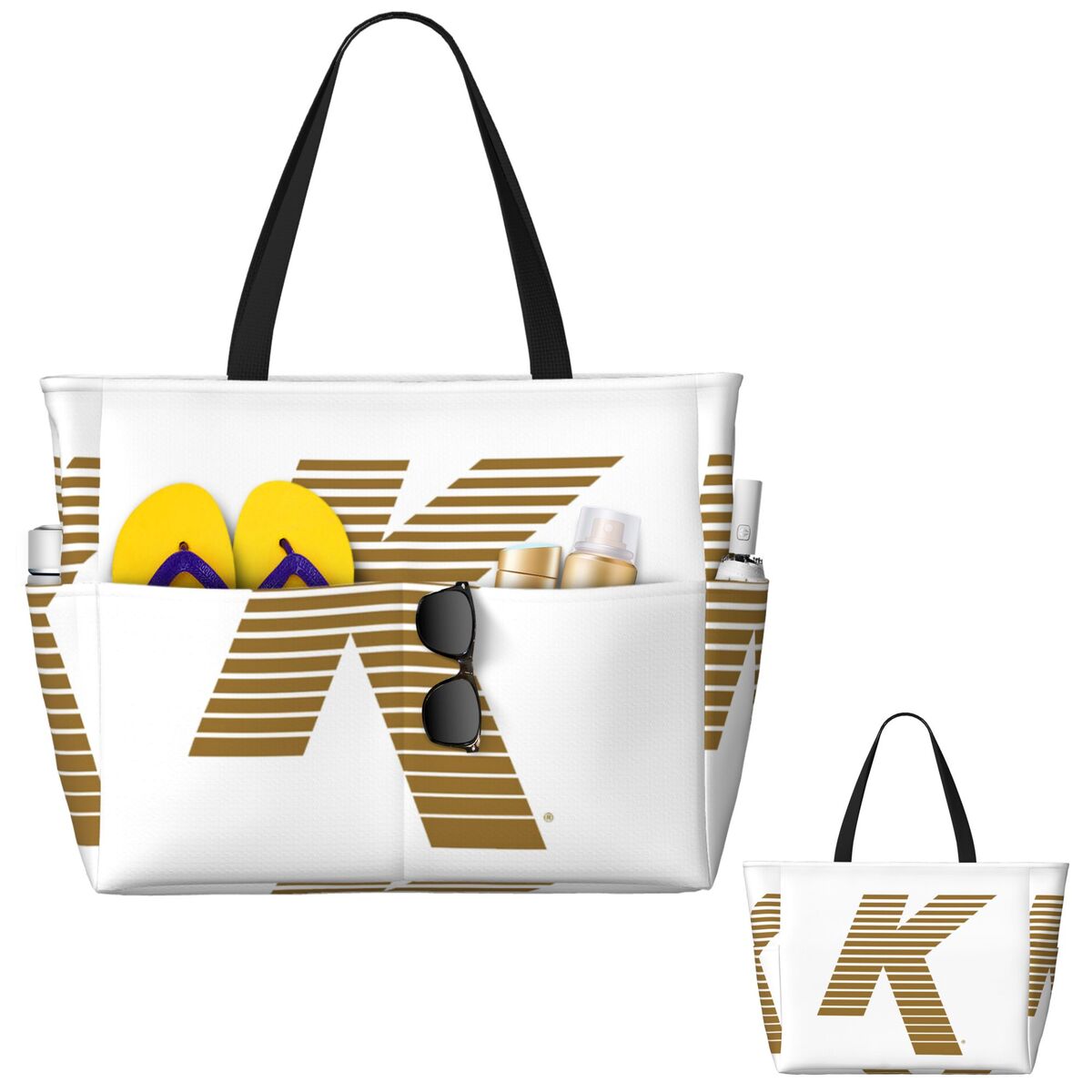 Zildjian K Logo Beach Tote Bag - Yoga Fitness Logo のレビューと価格