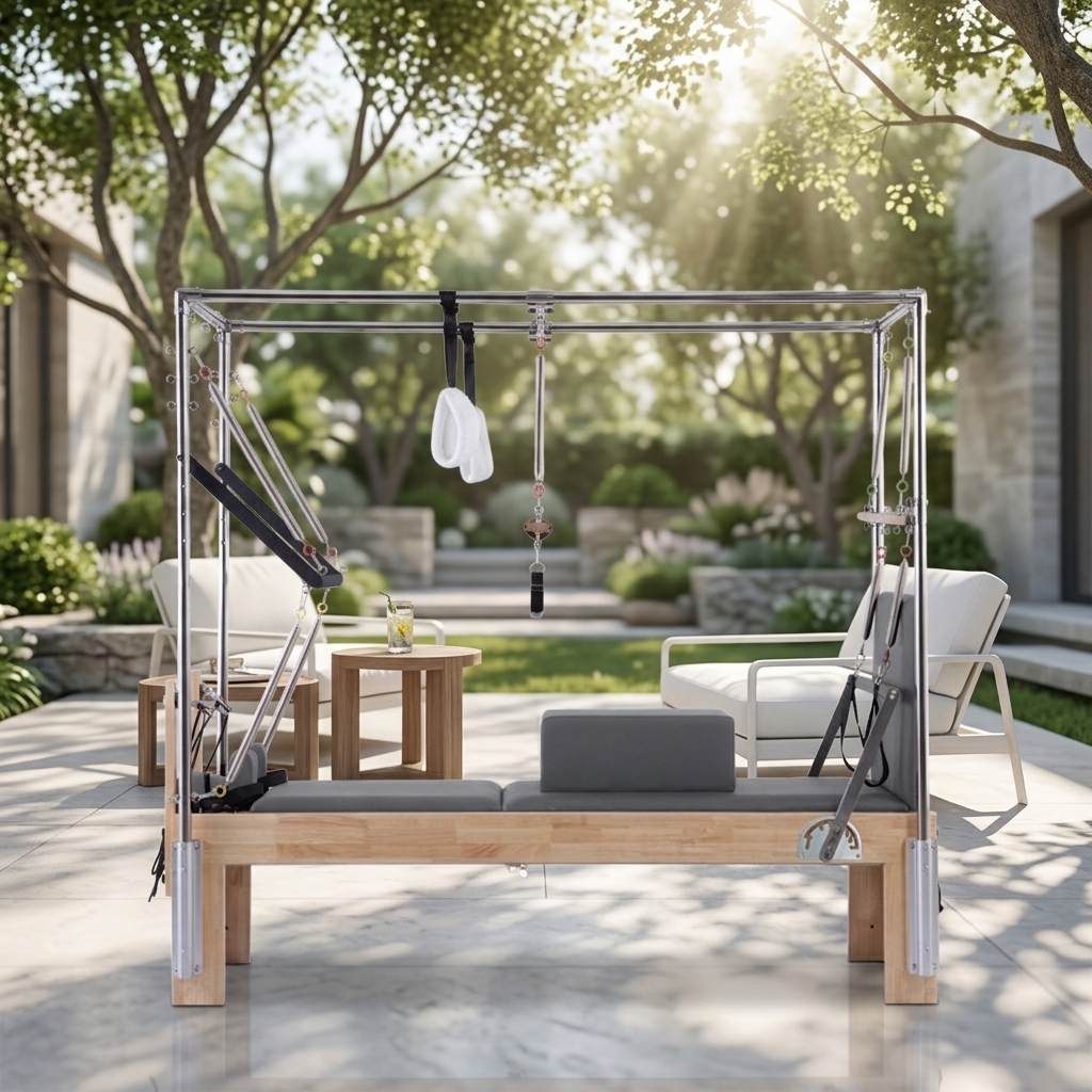 Optimal Oak  Reformer Three in - Yoga Fitness Health のレビューと価格