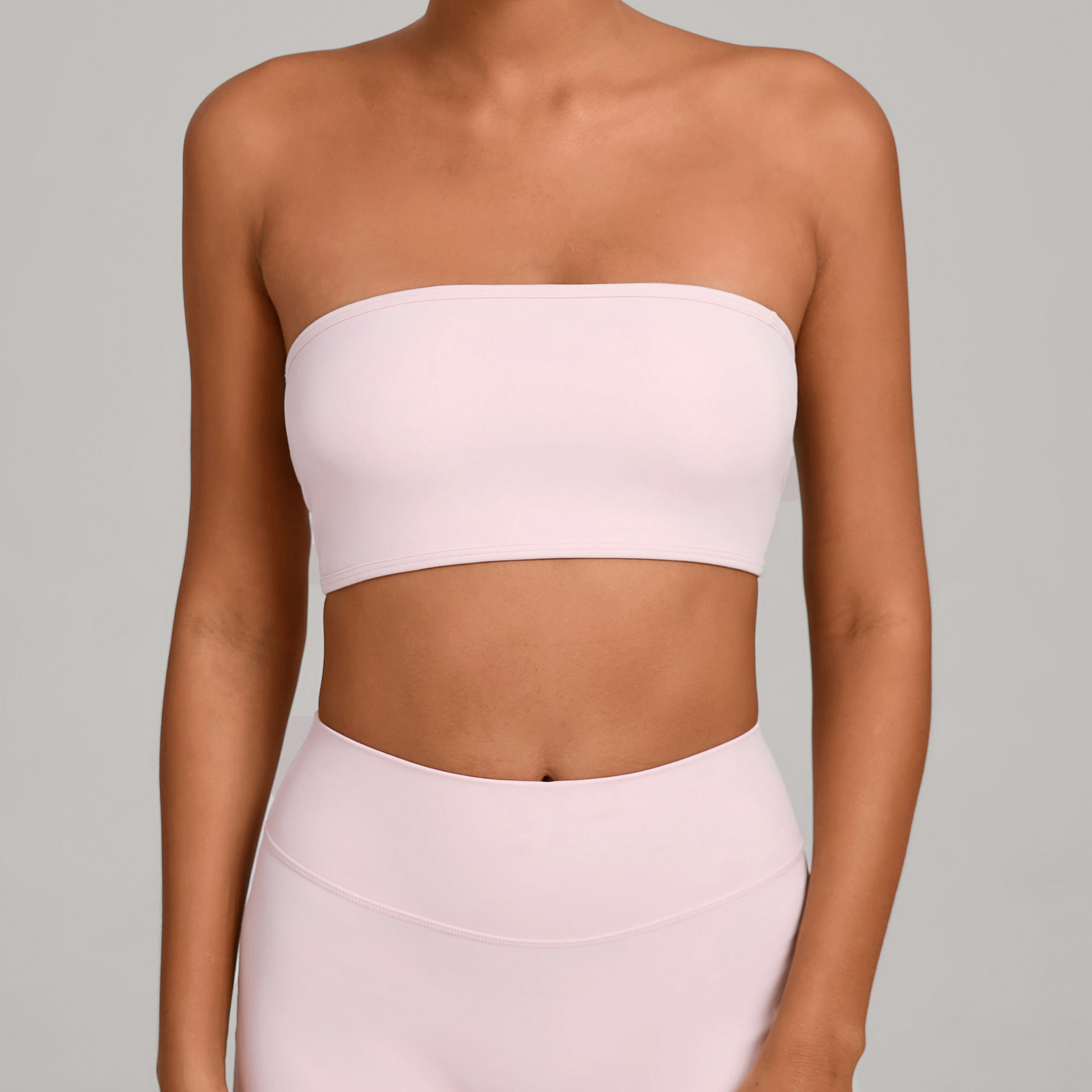 Women Strapless Sports Bra Gym - Yoga Fitness Youtube のレビューと価格