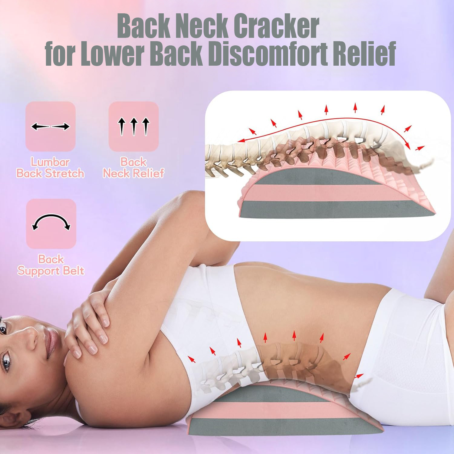 Yoga Back Trainer Lumbar Suppo - Yoga Fitness Massage のレビューと価格