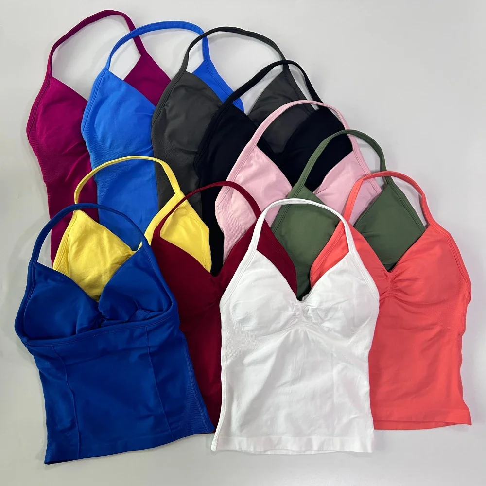 No Logo 2pcs Gym Set Women Bac - Yoga Fitness Logo のレビューと価格